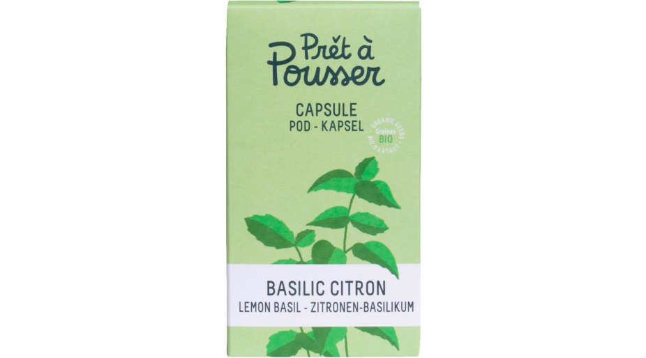 Recharge jardin intérieur Pret A Pousser BASILIC CITRON