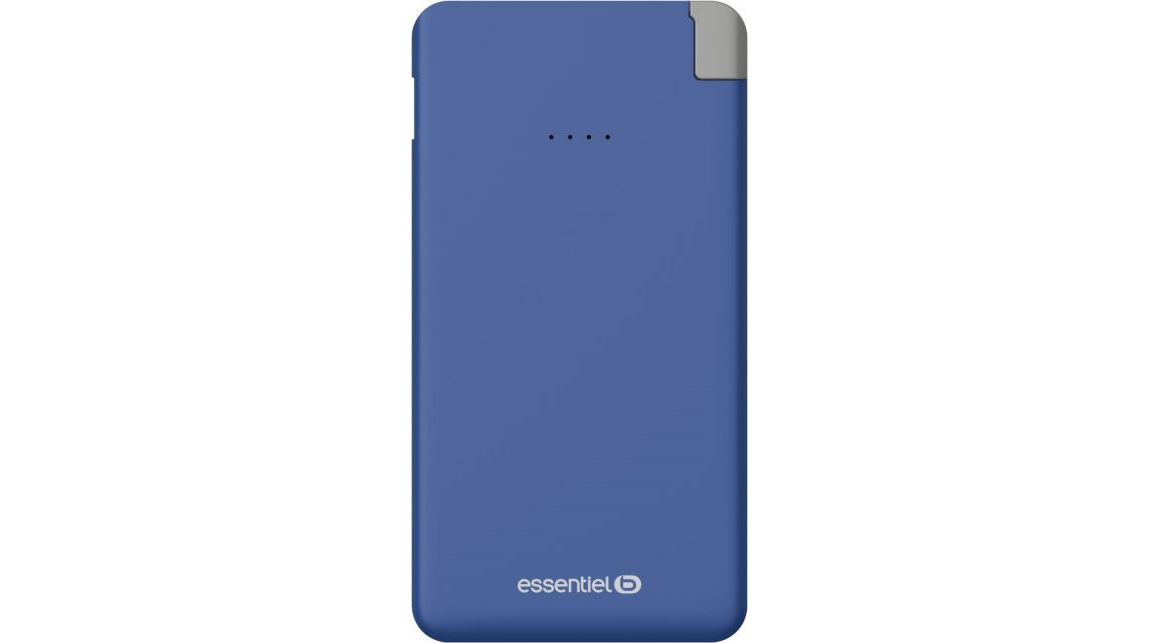 Batterie externe Essentielb 5000 mAh Weekend micro-usb -Bleu Nuit
