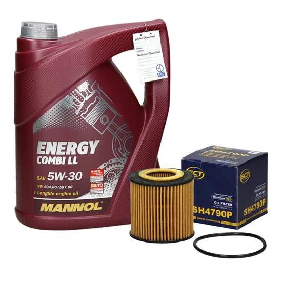 Filtre à huile + Mannol Energy Combi LL 5L Seat Skoda VW