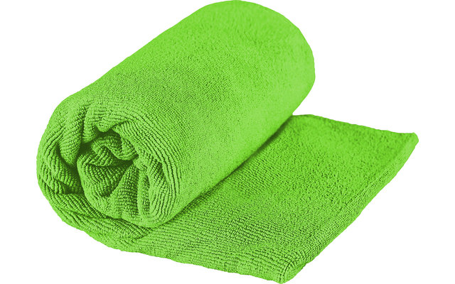 Sea to Summit TEK Serviette éponge microfibre Petite vert citron.