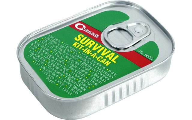 Kit de survie Coghlans Kit-in-a-Can 38 pièces