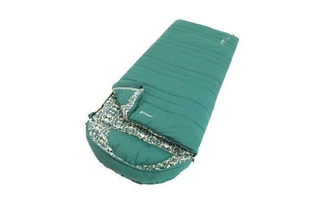 Outwell Camper Supreme sac de couchage avec oreiller intégré 235 x 90 cm bleu pétrole