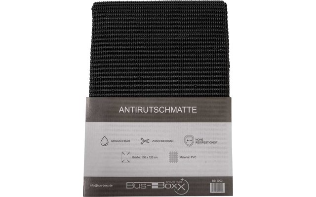 BusBoxx Tapis antidérapant heckBoxx découpable 100 x 120 cm