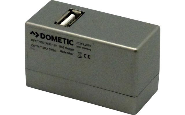 Adaptateur de rail électrique Dometic avec couvercle 2A-USB