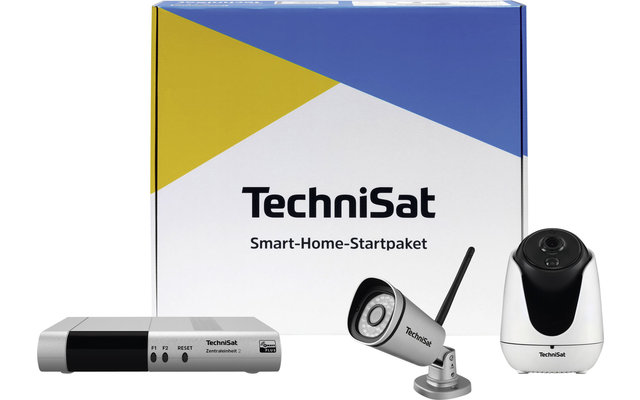 Caméra TechniSat Kit de démarrage Smart-Home Système de vidéosurveillance avec unité centrale 2