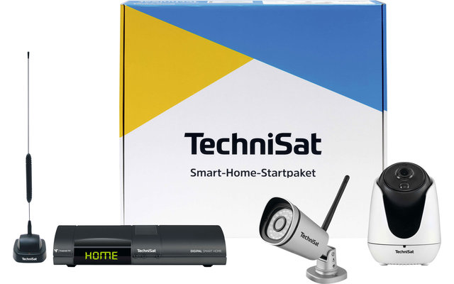 Caméra TechniSat Kit de démarrage Smart-Home Système de vidéosurveillance, unité centrale / récepteur DigiPal inclus