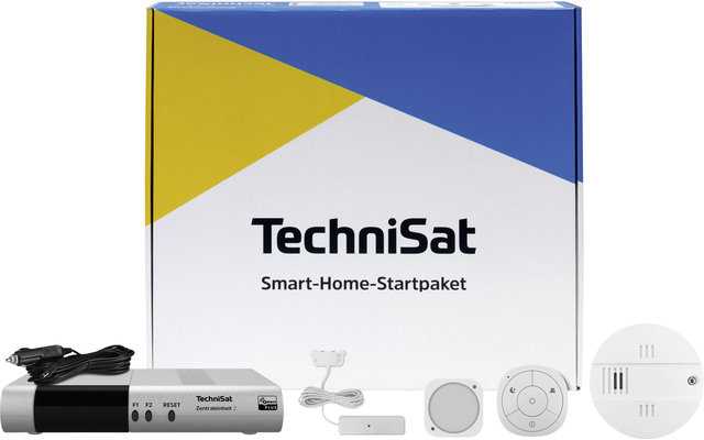 TechniSat Sécurité Kit de démarrage Smart-Home Système d’alarme, unité centrale 2 incluse