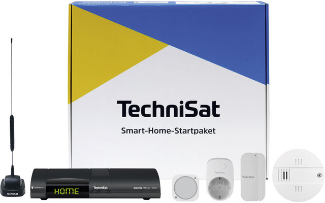 TechniSat Alarm Kit de démarrage Smart Home Système d’alarme y compris unité centrale / récepteur DigiPal