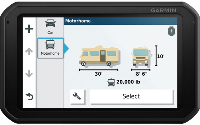 Système de navigation Garmin Overlander Outdoor/Offroad