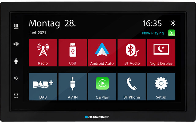 Blaupunkt Mannheim 600 DAB+ Appareil de navigation, y compris kit mains libres Bluetooth