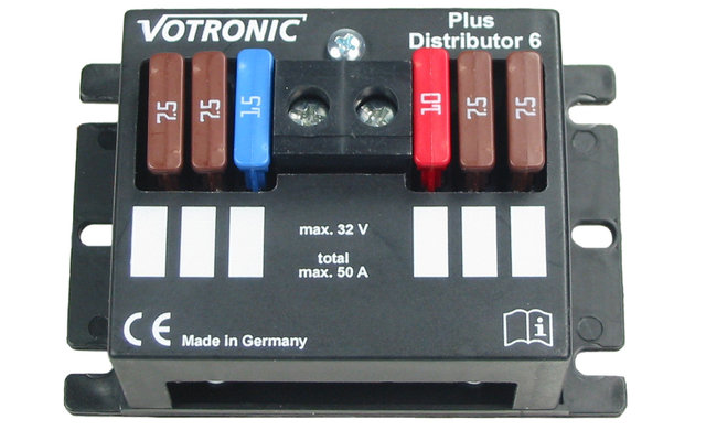 Distributeur Plus Votronic 6 distributeurs de circuits électriques 90 x 38 x 60 mm
