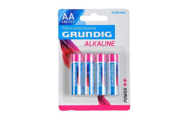 Grundig Alcaline Pile Mignon AA 1,5 V / 2100 mAh