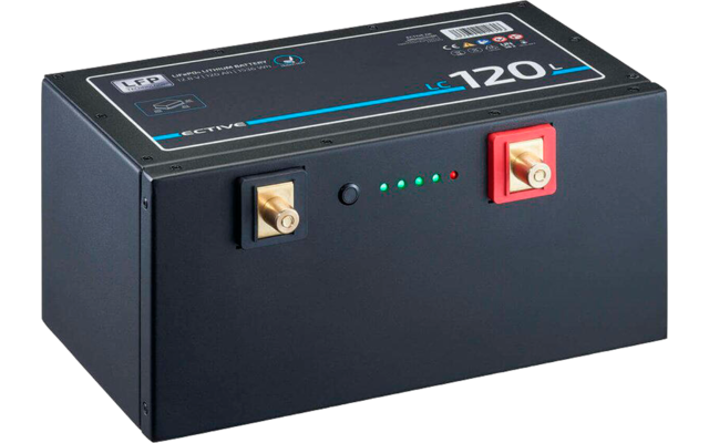 Ective LC 120L 12 V LiFePO4 Batterie sous-siège au lithium 120 Ah