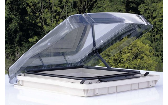 Remis REMItop Vario II Lanterneau relevable pour épaisseur de toit 24-35 mm avec support à crans 400x400mm