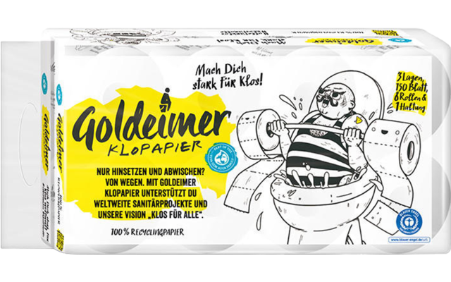 Goldeimer papier hygiénique Family Pack 9 paquets
