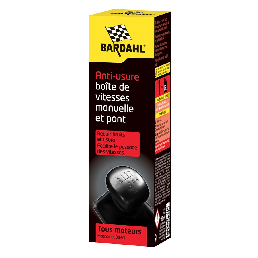 Anti usure boîte de vitesse manuelle BARDHAL 150 ml