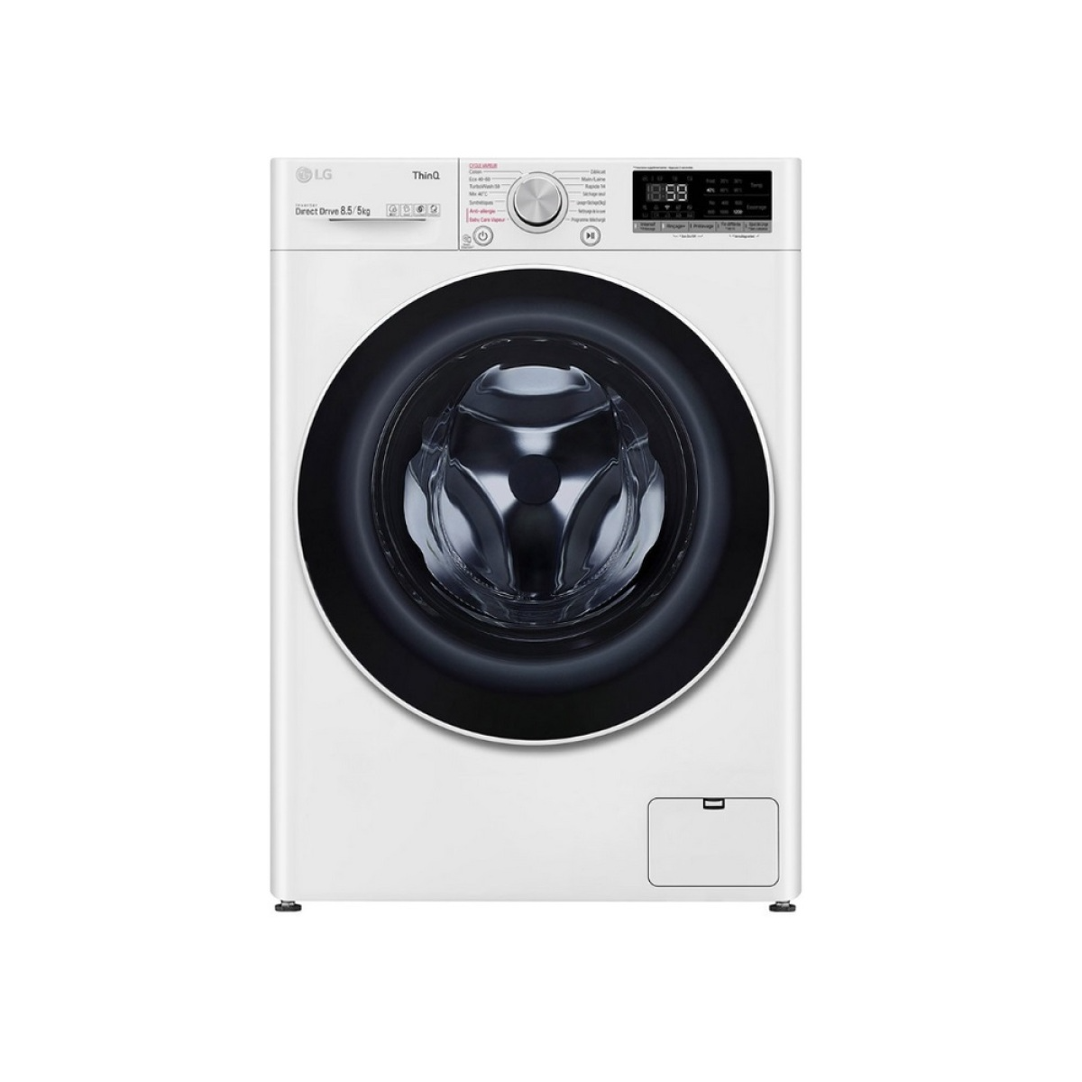 Lave-linge séchant hublot 8.5/5kg 1200tours/min – F852SV50WRS – LG