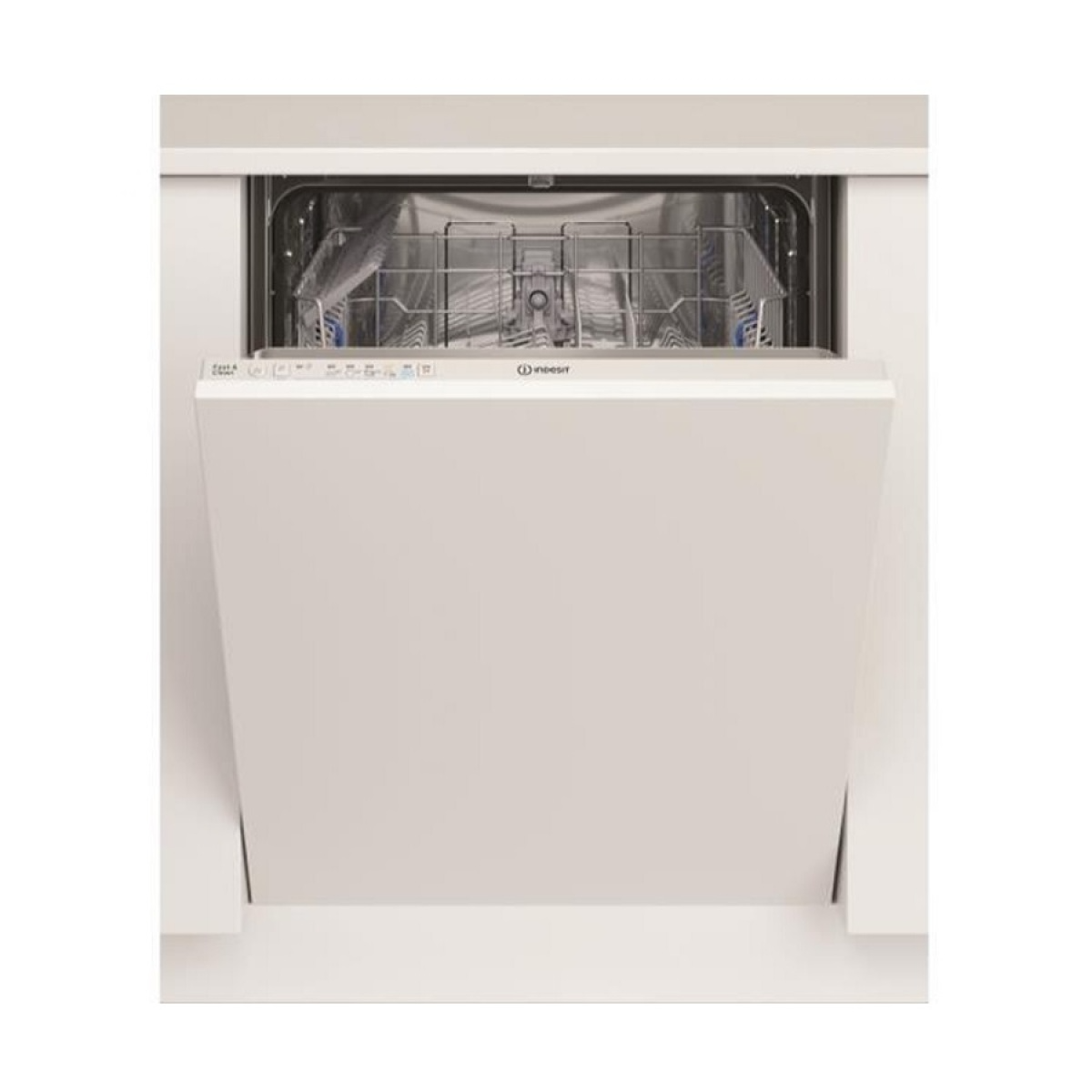 Lave-vaisselle 60cm 13c 49db tout intégrable – die2b19 – INDESIT