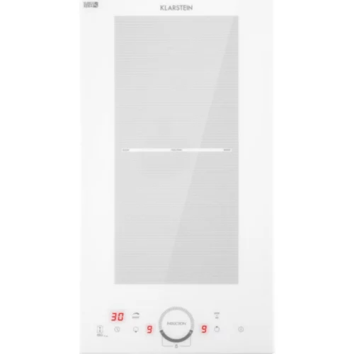 Domino vitrocéramique Klarstein Delicatessa Slim 3500W – Blanc