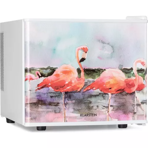 Mini réfrigérateur Klarstein Pretty Cool 17L – Flamants