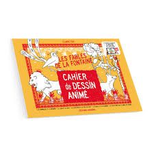 Livre Cahier de dessin animé Les fables de La Fontaine