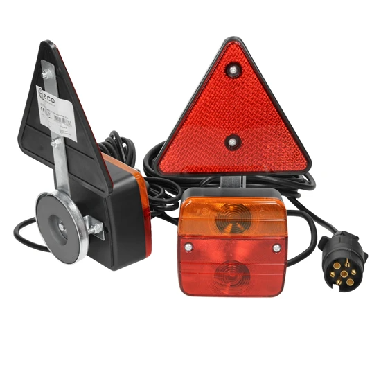Paire feux arrière 12V pour remorque éclairage magnétique avec des aimants E11