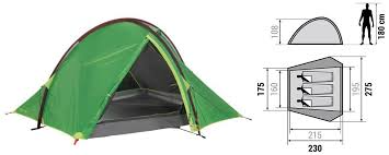 TENTE DE BIVOUAC / RANDONNÉE / TREK QUICK HIKER | 2 PERSONNES VERTE