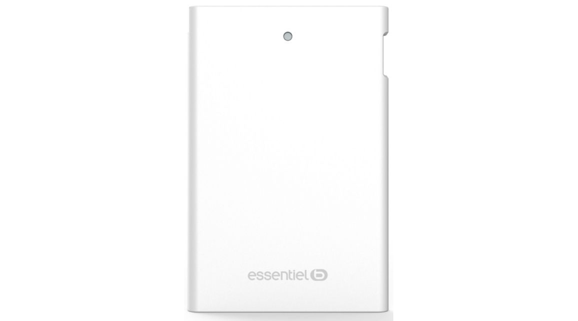 Batterie externe Essentielb 2500 mAh Journée – Blanc