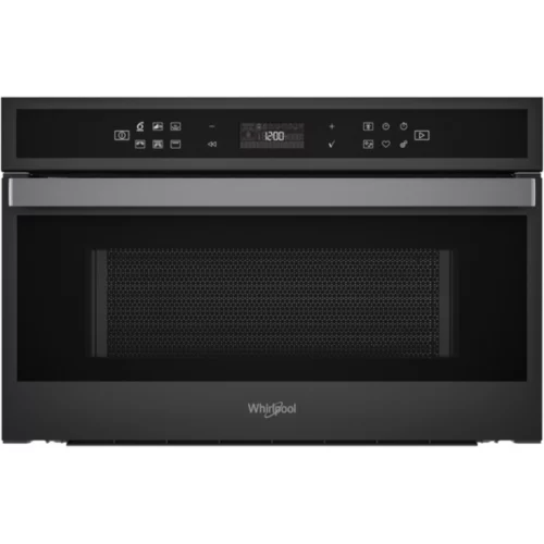 Micro ondes grill encastrable Whirlpool W6MD440BSS W COLLECTION Black Fiber