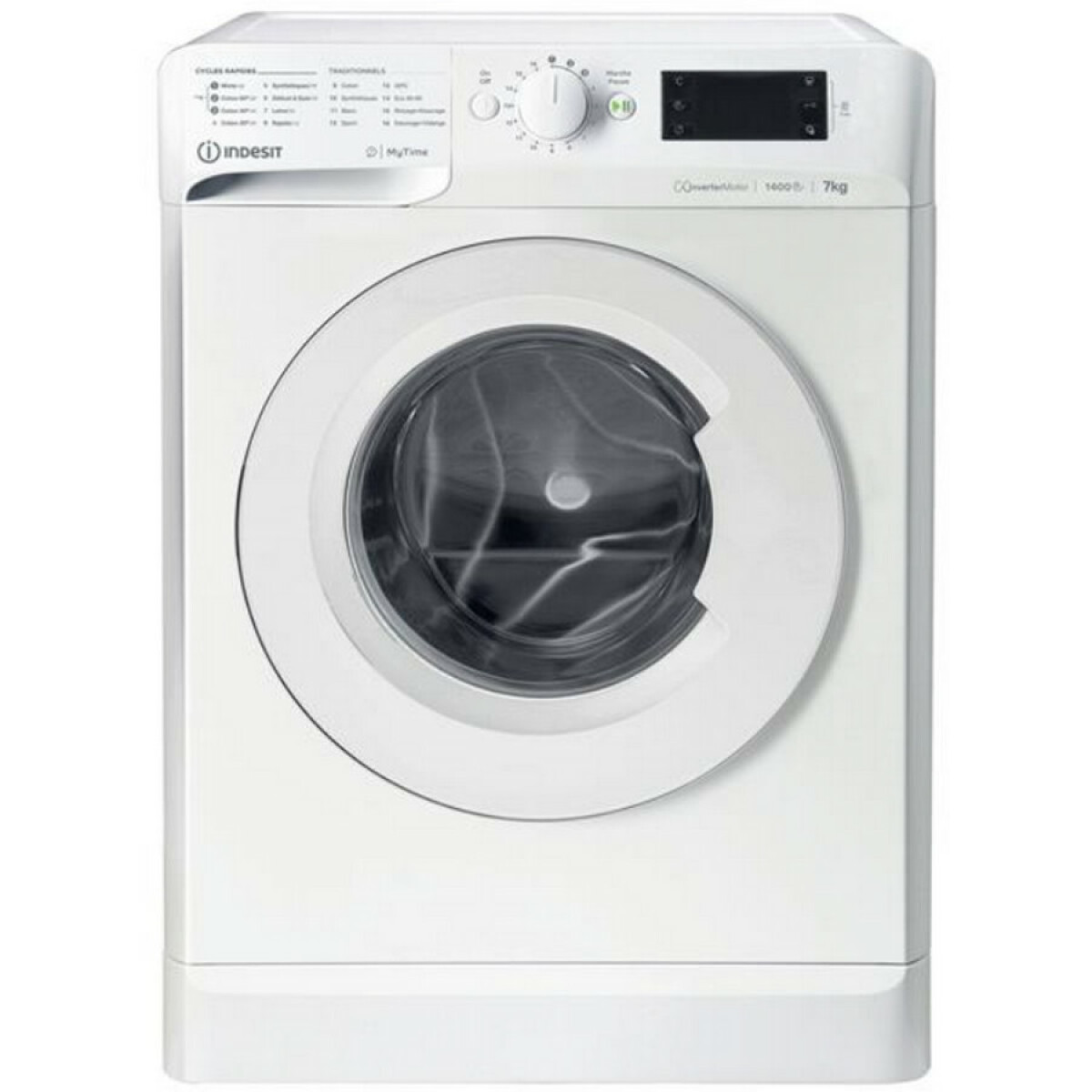 Lave-linge hublot 7kg 1400 tours/min – MTWE71484WFR – INDESIT