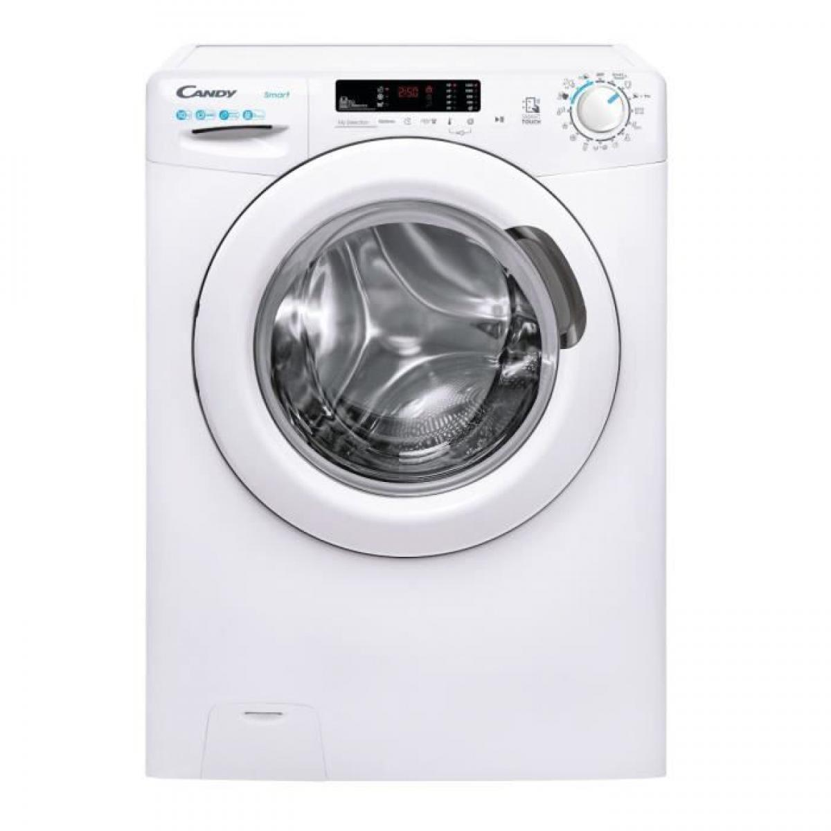 Lave-linge hublot CANDY CS 14102DE/1-S – 10 Kg – 1400 tours/min – Largeur 60 cm – Blanc