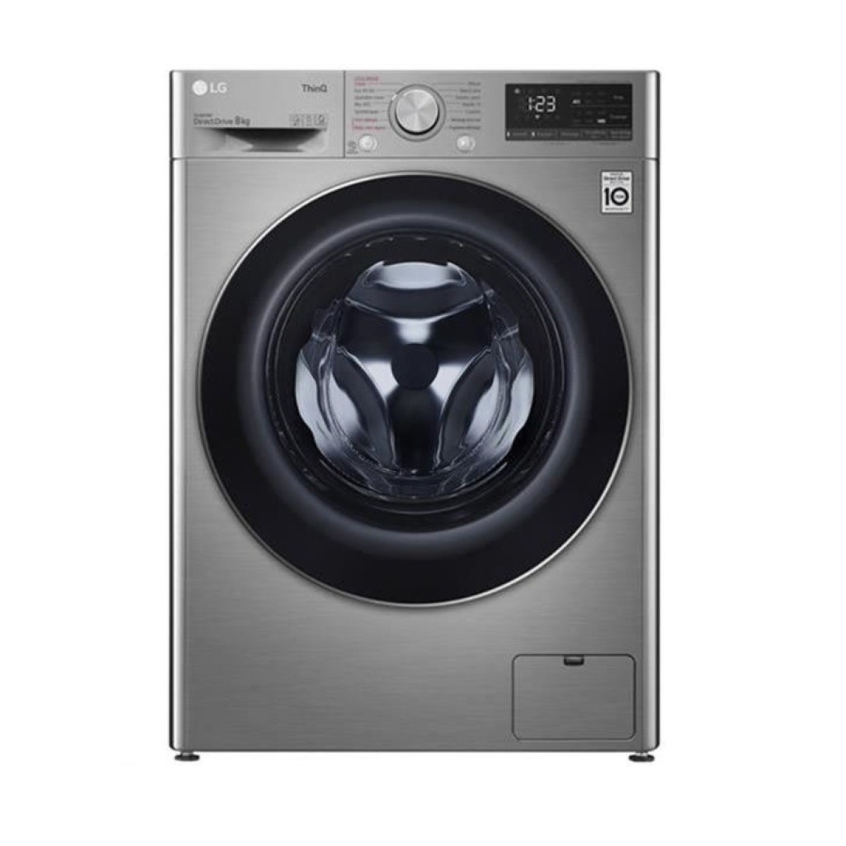 Lave-linge hublot 8kg 1400 tours/min – f84v421ixs – LG