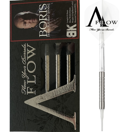 DYNASTY A-FLOW BLACK LINE BORIS KRCMAR 95% SOFT TIP – FLÉCHETTES POINTE PLASTIQUE