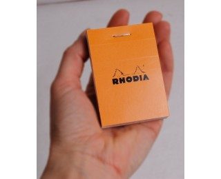 Bloc-notes 80 feuilles 5,2×7,5 cm – RHODIA – Petits carreaux