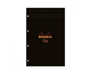 Bloc de bureau – RHODIA – 21×31,8 cm – 80 feuilles – Grands carreaux