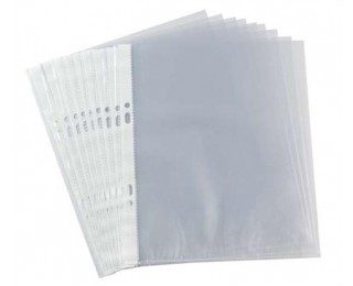 Lot 10 pochettes perforées 17×22 cm – VIQUEL – Transparent incolore