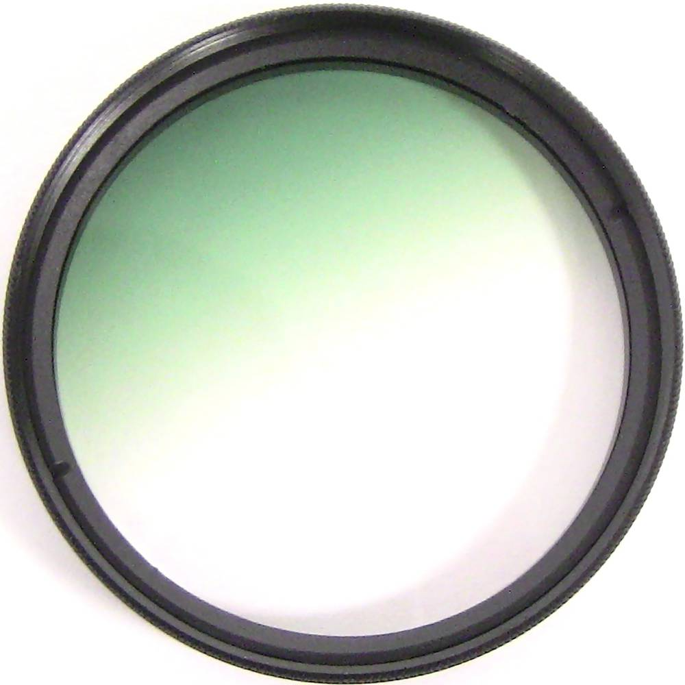 Filtre photo couleur dégradé vert pour objectif 52 mm