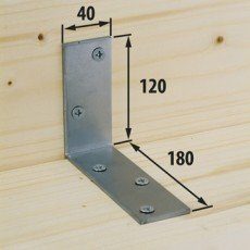 Equerre, 180 x 40 mm