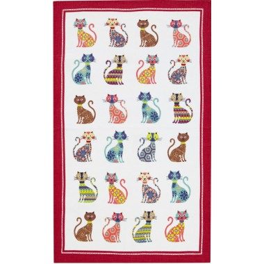 GROOVY CATS ESSUIE-MAINS 48 X 74 CM