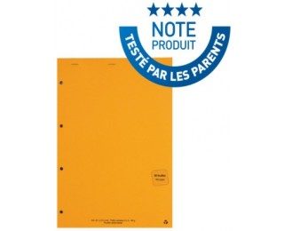 Bloc de bureau 160 pages A4+ – TOP OFFICE – Petits carreaux