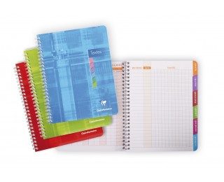 Cahier de texte Séyès – CLAIREFONTAINE – 17 x 22 cm