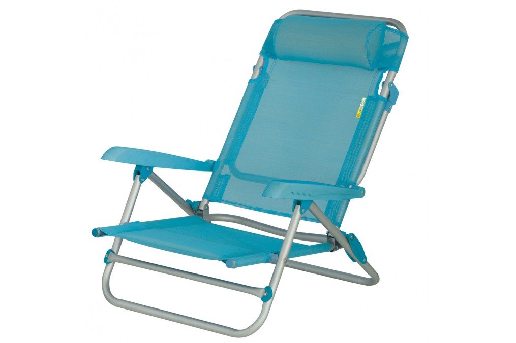 FAUTEUIL DE PLAGE MALLORCA EUROTRAIL BLEU