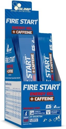 Olimp Sport Nutrition Fire Start Energy Gel + Caffeine (20x36g) [TROPICAL]