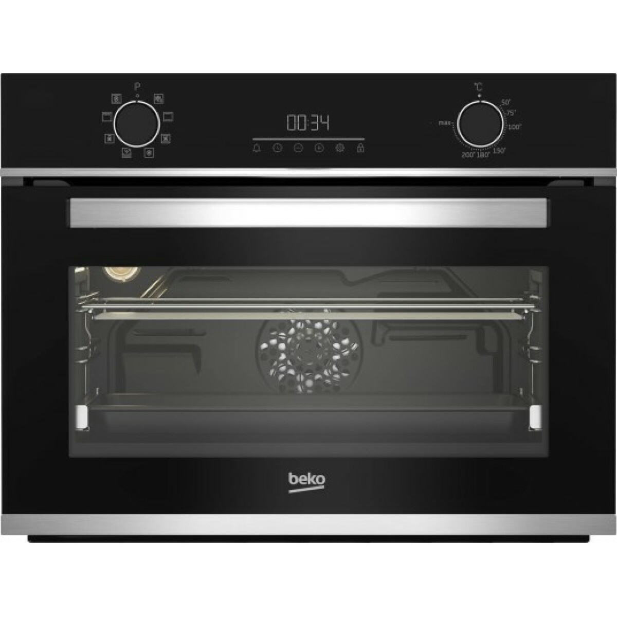 Four encastrable catalyse BBCM13300XC Compact 48 litres, cuisson 3D, Rail