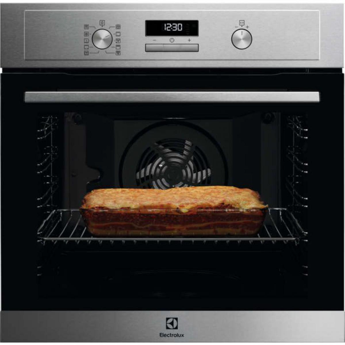 Four intégrable multifonction 72l 60cm a pyrolyse inox – ebf4p45x – ELECTROLUX