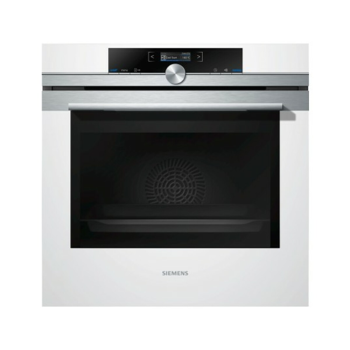 Description – Four – Siemens – Four encastrable pyrolyse HB674GBW1 iQ700 HotAir 4D Blanc