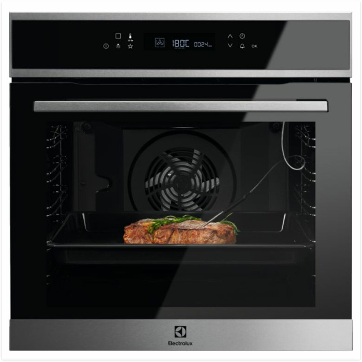 Four intégrable multifonction 72l 60cm a+ pyrolyse inox – eoe7p11x – ELECTROLUX