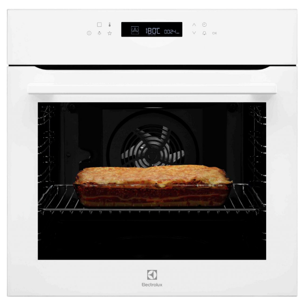 Four intégrable multifonction 72l 60cm pyrolyse blanc – COE7P31V – ELECTROLUX