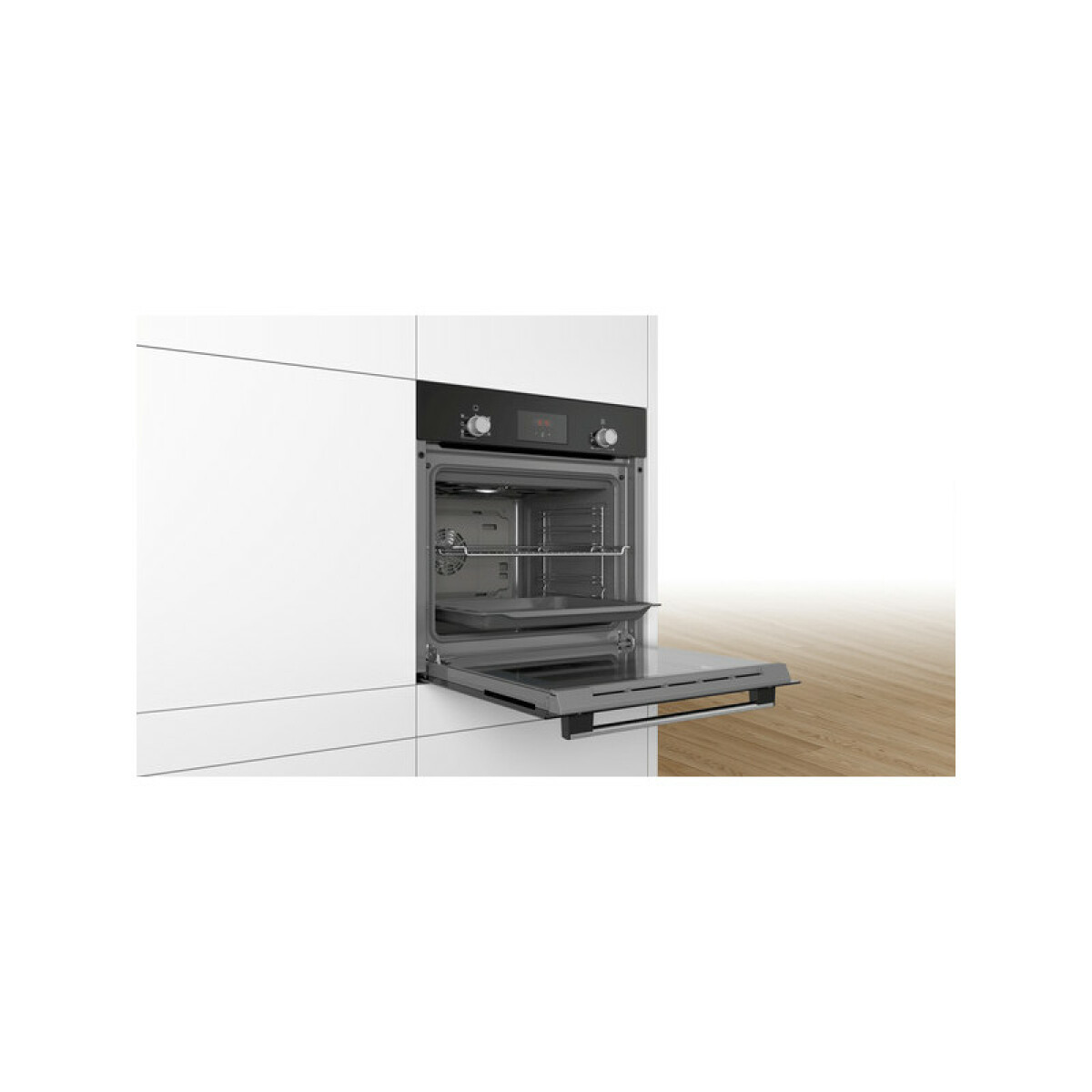 Four intégrable 66l 60cm a ecoclean noir – hbf133ba0 – BOSCH