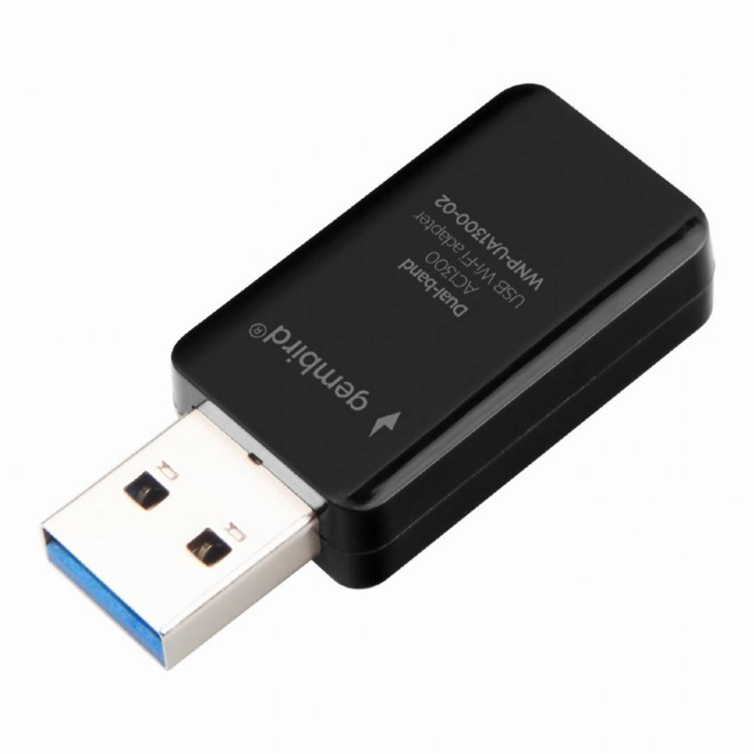 Adaptateur Wi-Fi USB bi-bande compact Gembird AC1300